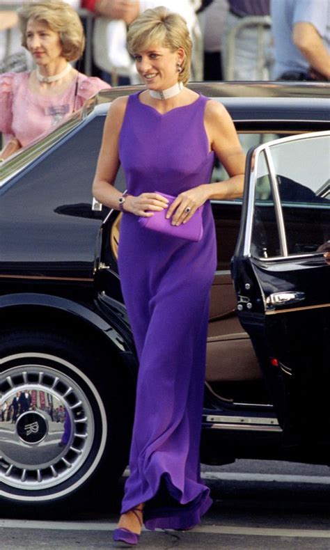 diana purple versace dress|diana Versace.